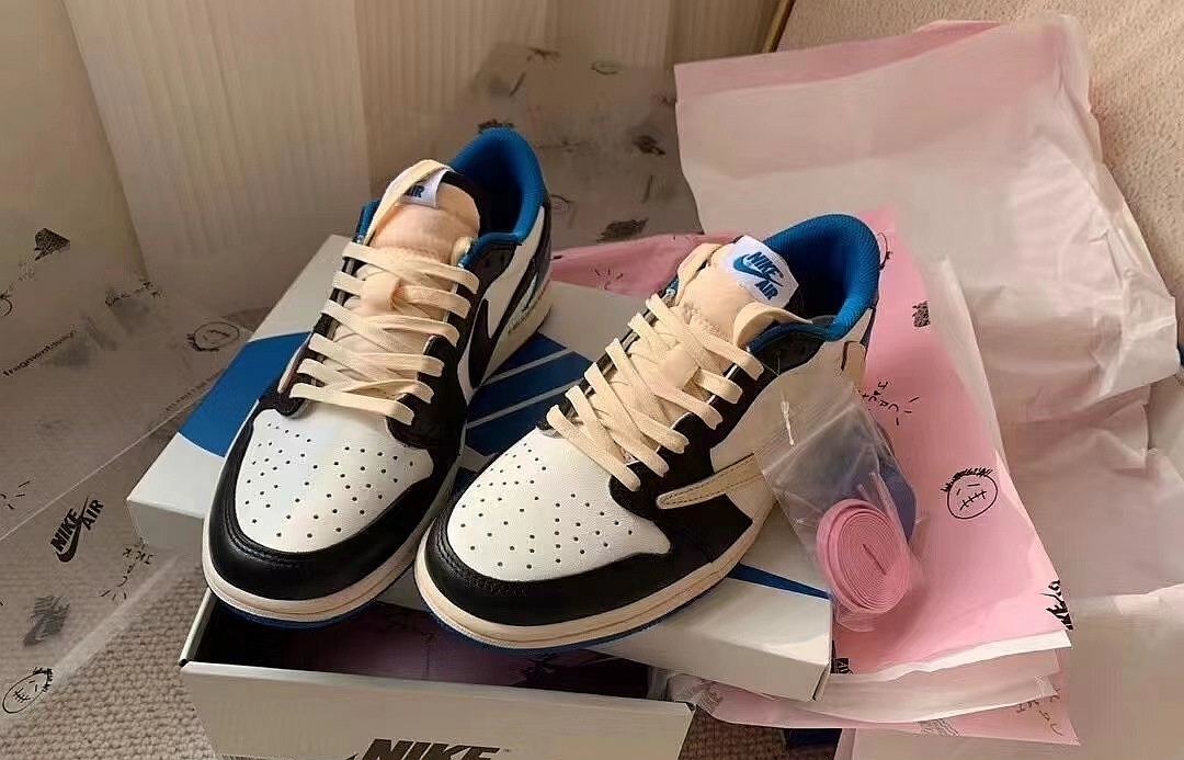 Travis Scott x Fragment Design x Air Jordan 1 Retro Low Rep Sneaker DM7866-140 review 0