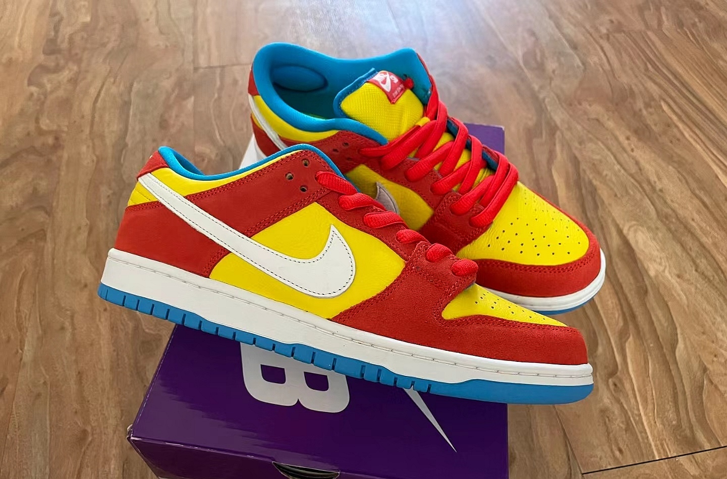 Nike Dunk Low Bart Simpson Reps Sneakers BQ6817-602 review dison