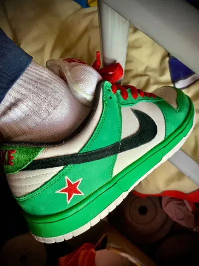 Nike Dunk Heineken Reps Sneaker 304292-302 review William Vinton Hudgins