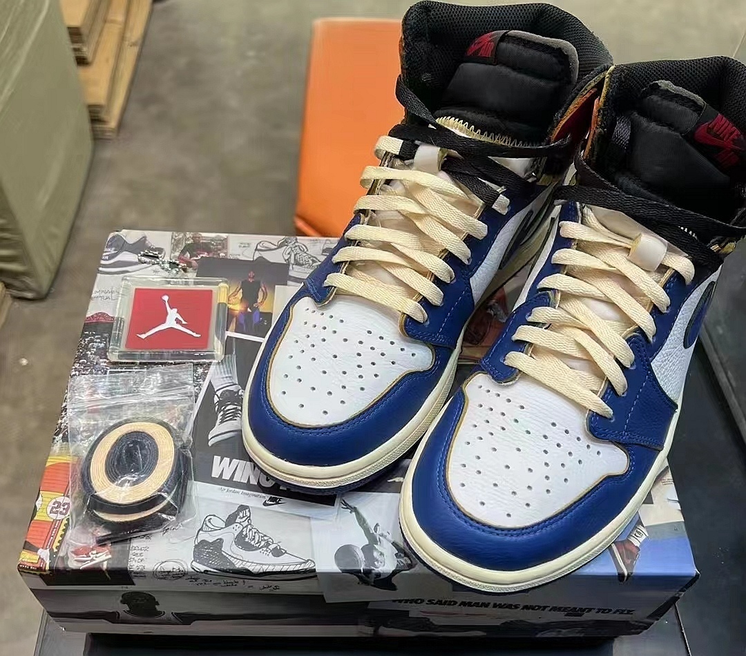 Jordan 1 Union Blue Toe Reps Sneakers BV1300-146 review 0