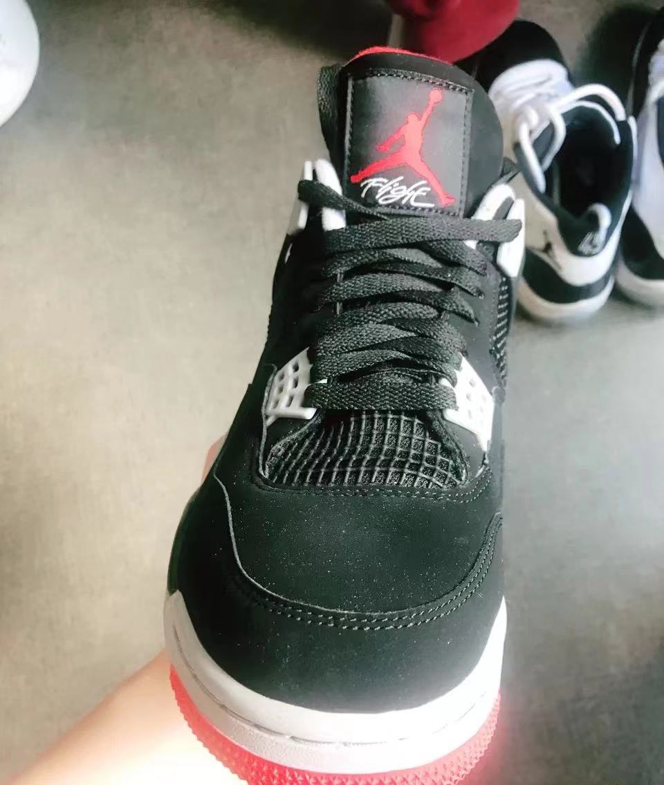 OFF White x Air Jordan 4 Bred Reps Sneakers CV9388-001 review 0