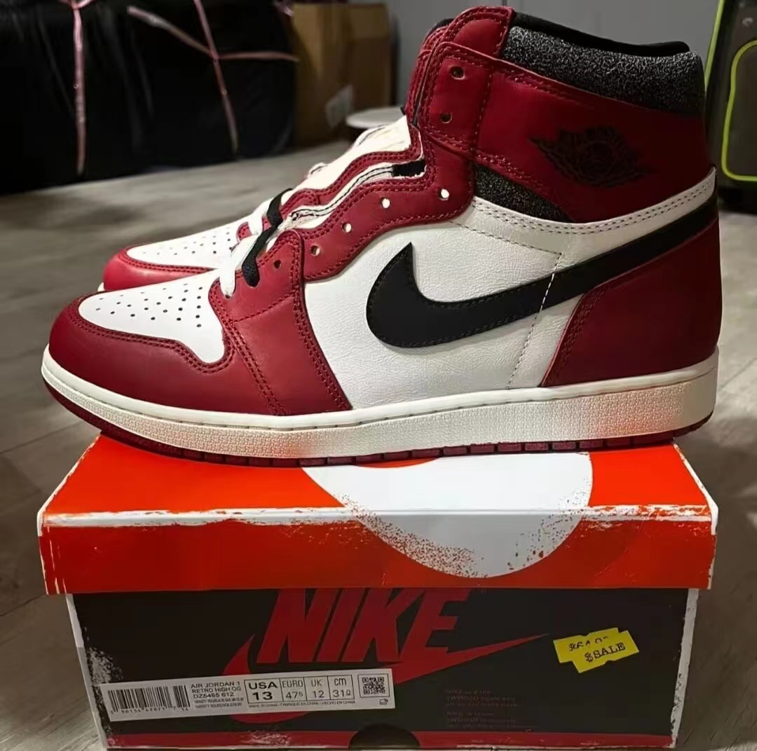 Air Jordan 1 Retro High OG Chicago Lost and Found Rers Sneaker DZ5485-612 review 0