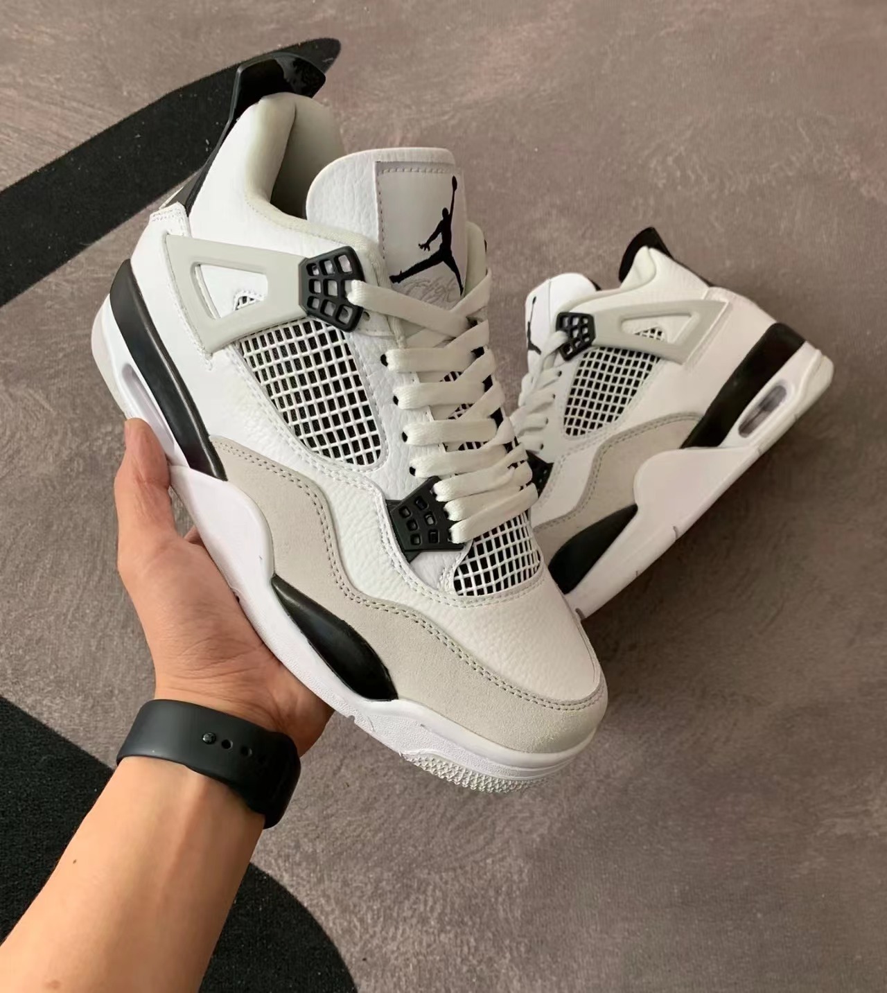 Nike Air Jordan 4 Retro Military Black  2022 Reps Sneaker DH6927-111 review 0