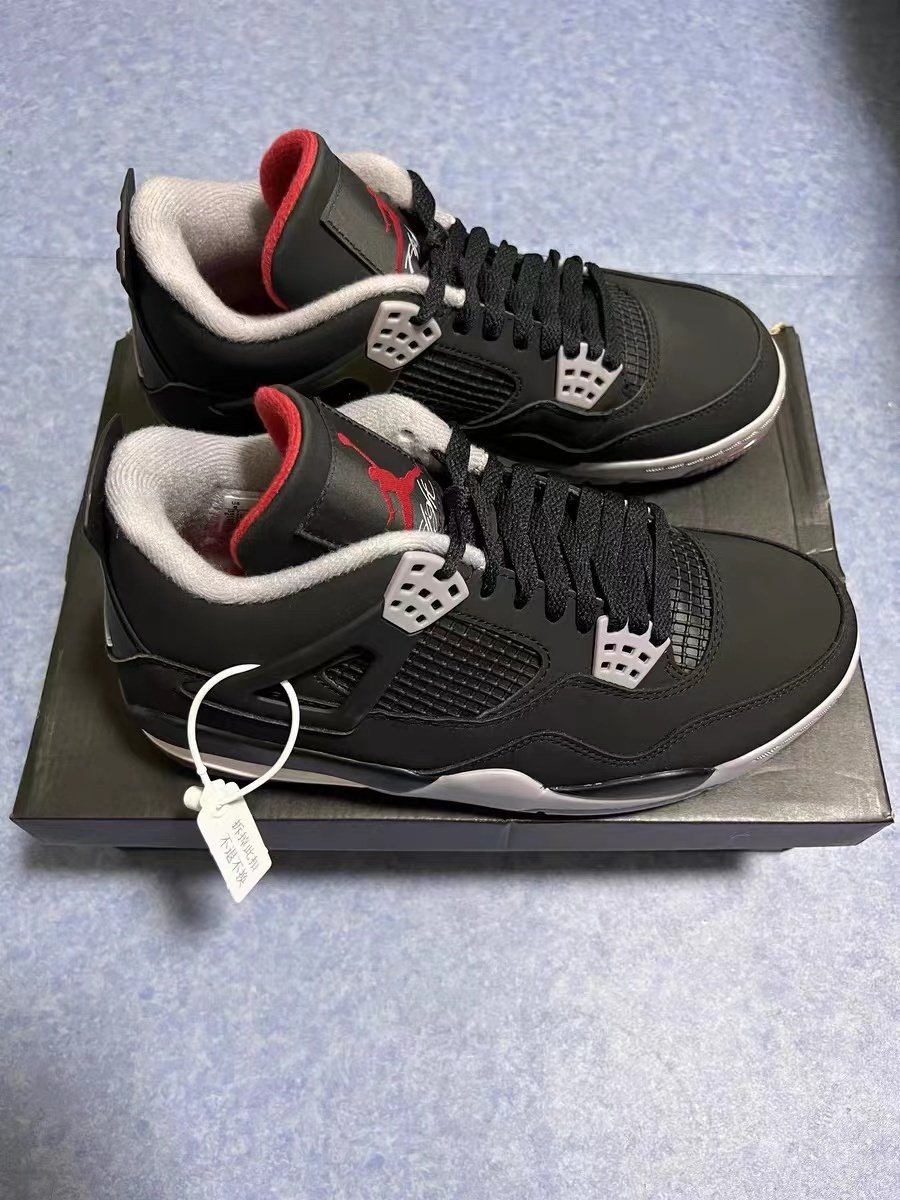 Nike Air Jordan 4 Retro Bred 2019 Reps Sneaker 308497-060 review 1