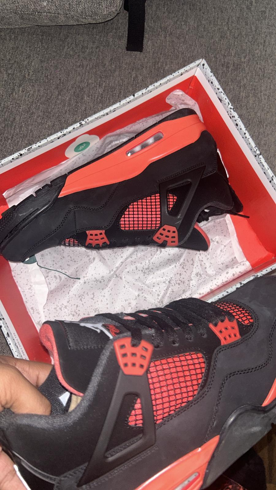 Air Jordan 4 Red Thunder Reps Sneakers CT8527-016 review Seen R 00