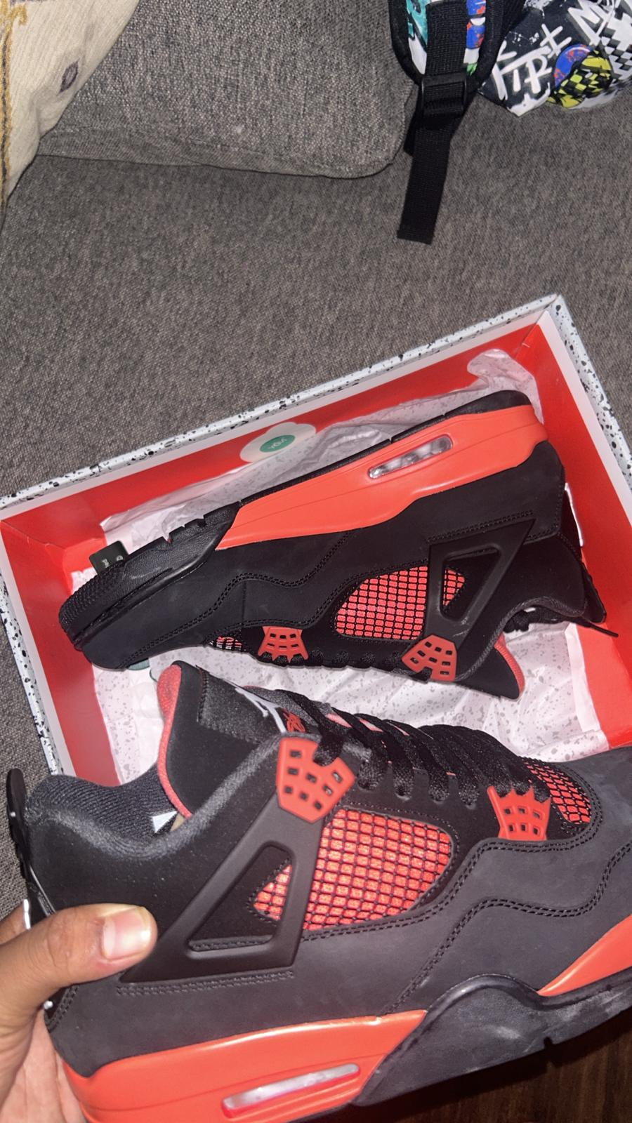 Air Jordan 4 Red Thunder Reps Sneakers CT8527-016 review Seen R 01