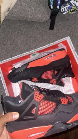 Air Jordan 4 Red Thunder Reps Sneakers CT8527-016 review Seen R 02