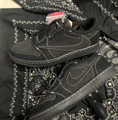 Jordan 1 Retro Low OG SP Travis Scott Black Phantom DM7866-001 review Mari