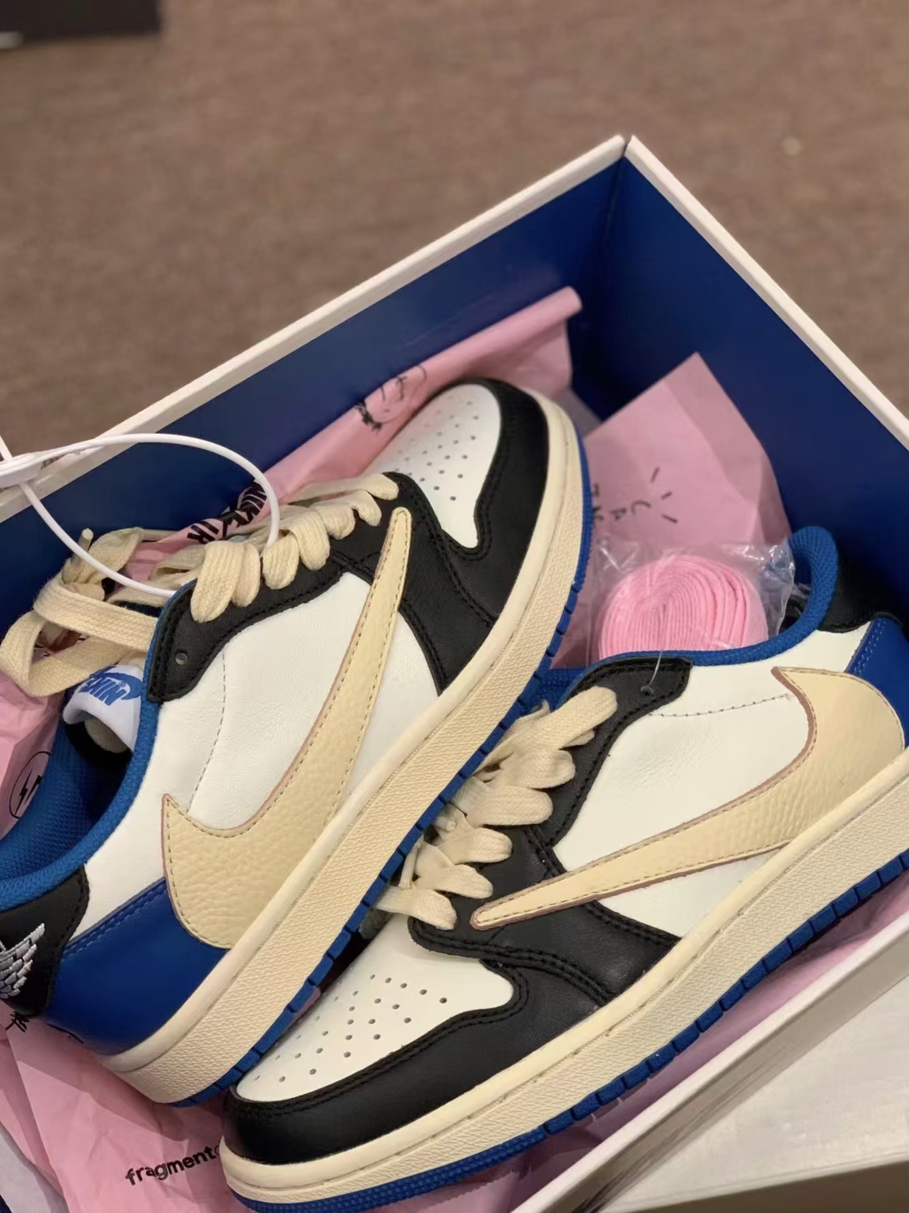 Jordan 1 Travis Scott Fragment Low Reps Sneaker DM7866-140 review Kulazińska