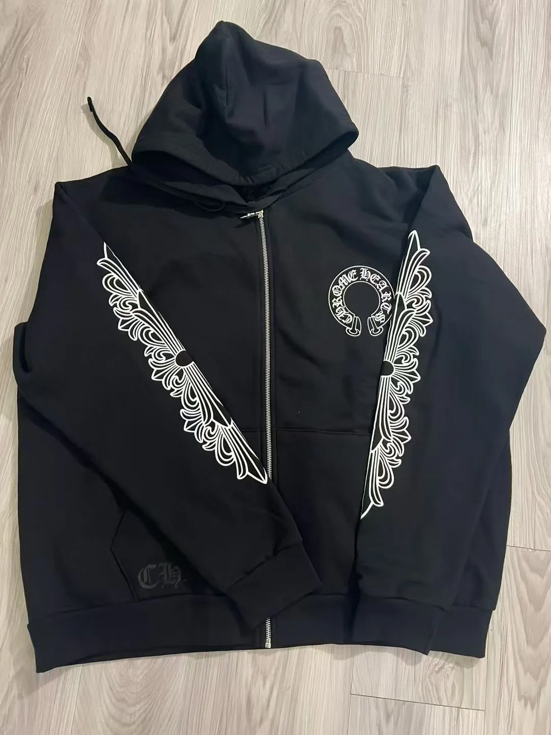 Chrome Hearts Black Zipper Hoodie review Valdez
