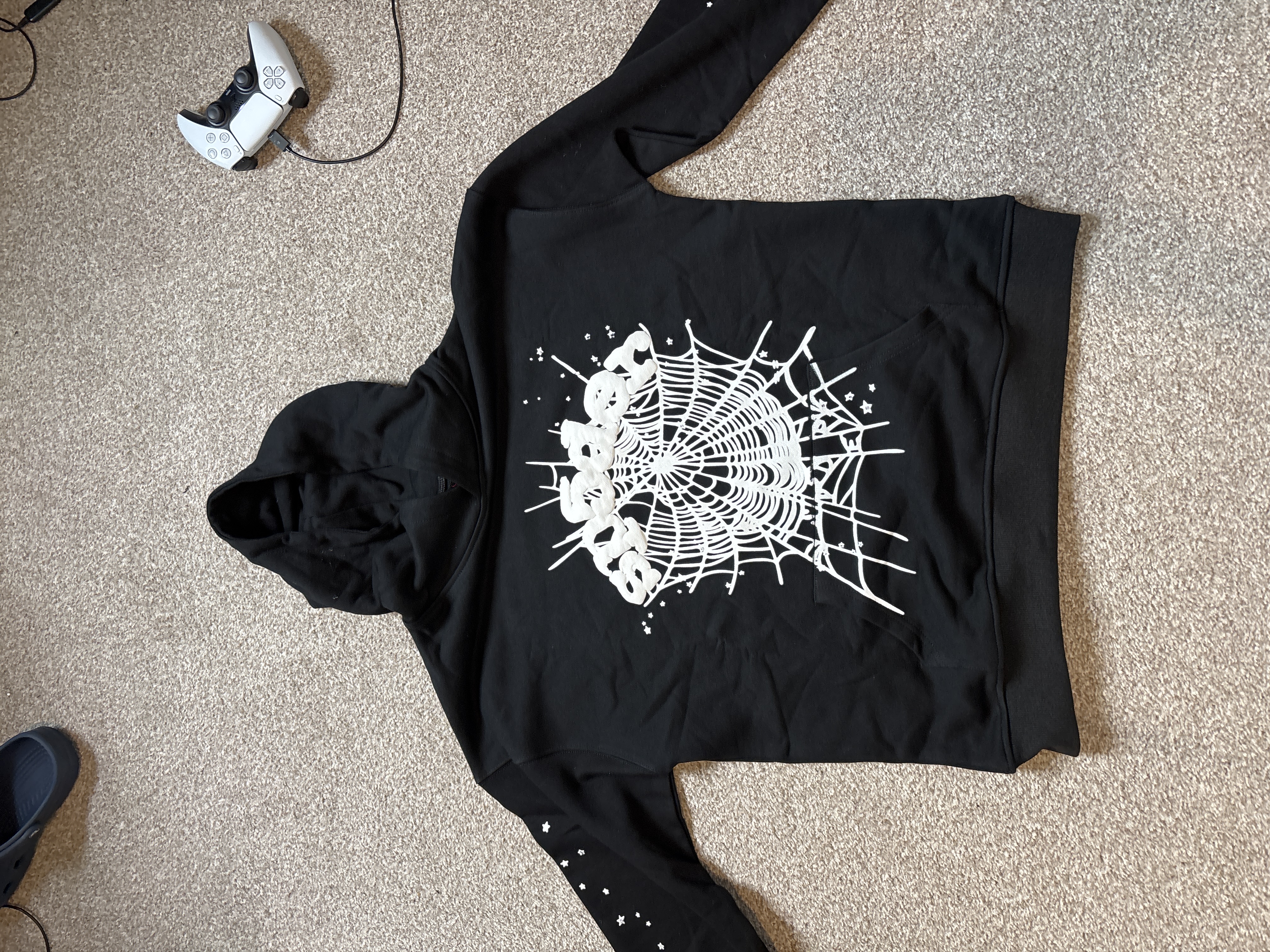 Sp5der OG Web Hoodie Black review Djm