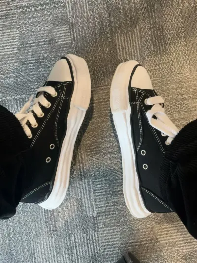 Rsnow Maison Mihara Yasuhiro Peterson OG Sole Canvas Low Black A01FW702 review Diaz