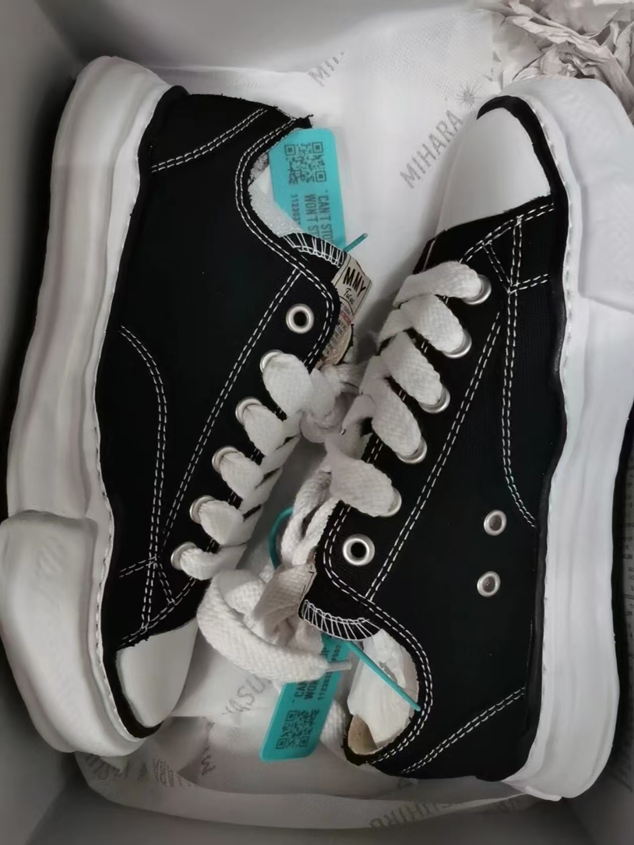 Rsnow Maison Mihara Yasuhiro Peterson OG Sole Canvas Low Black NO.722 A01FW702 review Julien