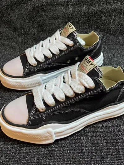 Rsnow Maison Mihara Yasuhiro Peterson OG Sole Canvas Low Black A01FW702 review Norman