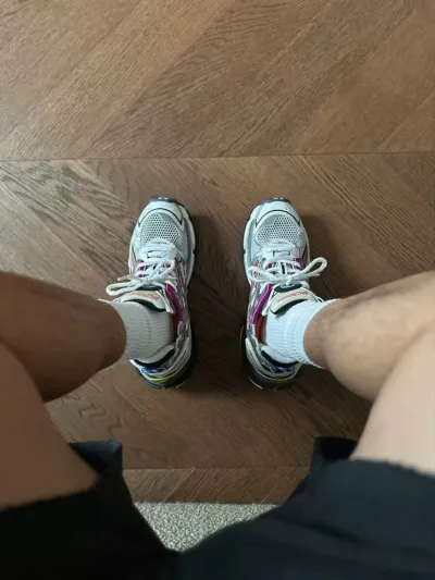 Balenciaga Runner Silver Purple review Kimani