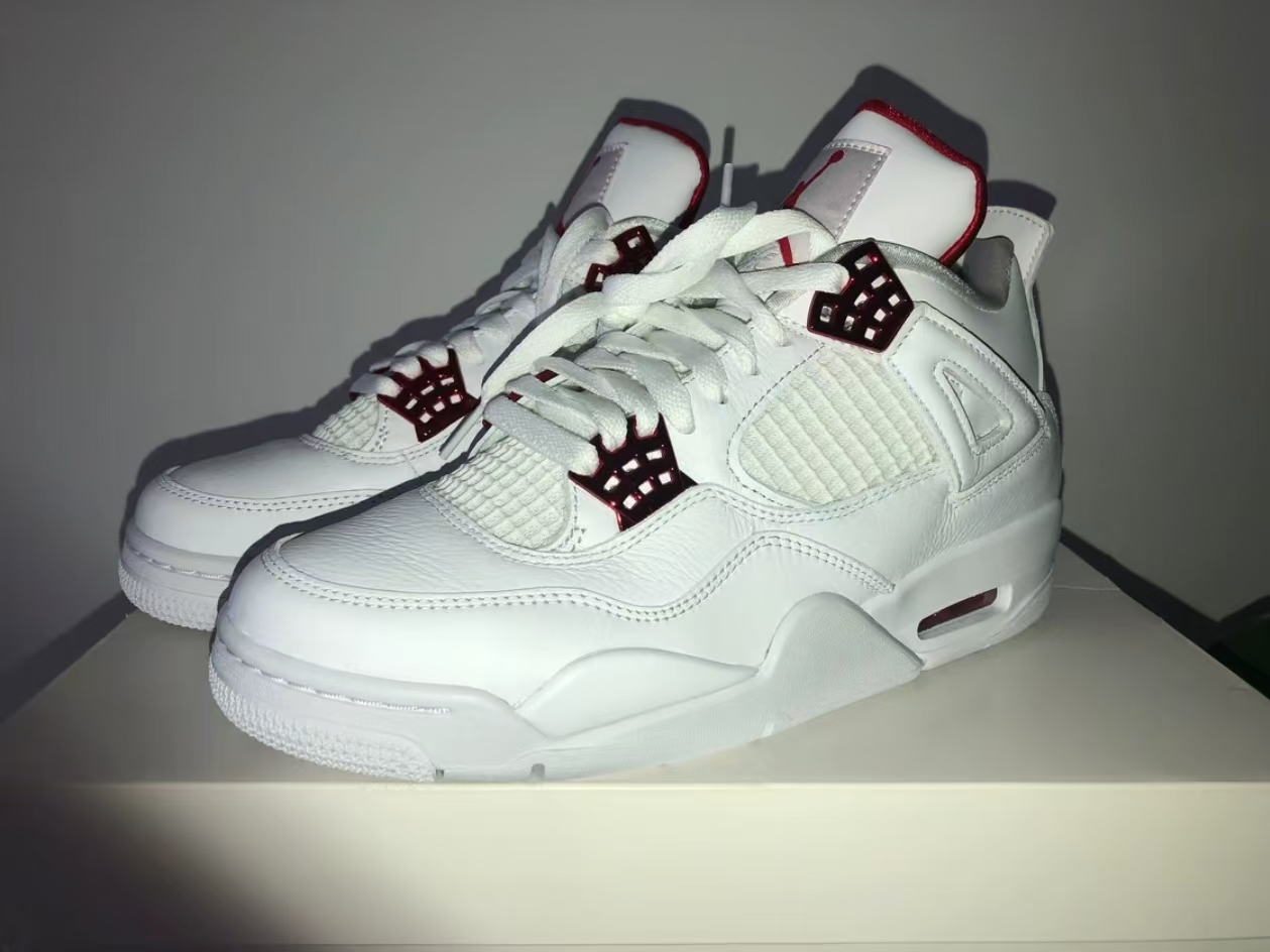 Jordan 4 Retro Metallic Red Reps Sneakers CT8527-112 review Pablo