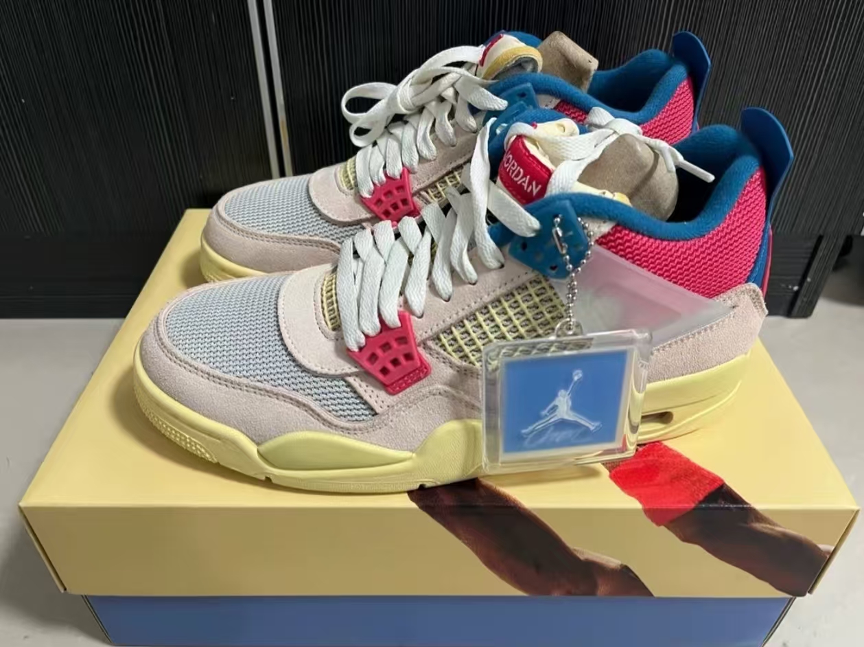 Air Jordan 4 Retro Union Guava Ice Reps Sneaker DC9533-800 review 0