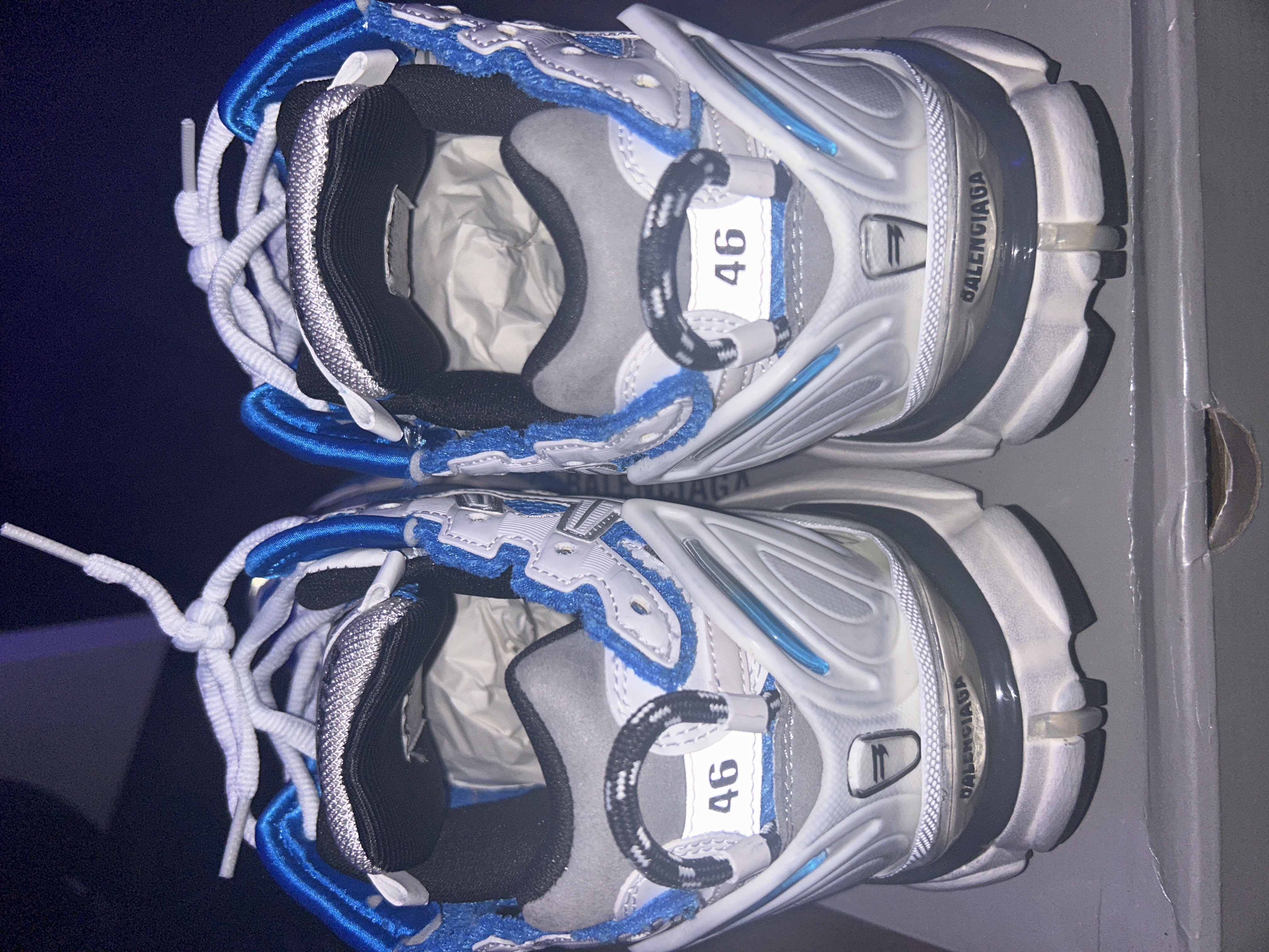 Balenciaga Runner Blue Grey Reps Sneaker 677403W3RB34912 review 2