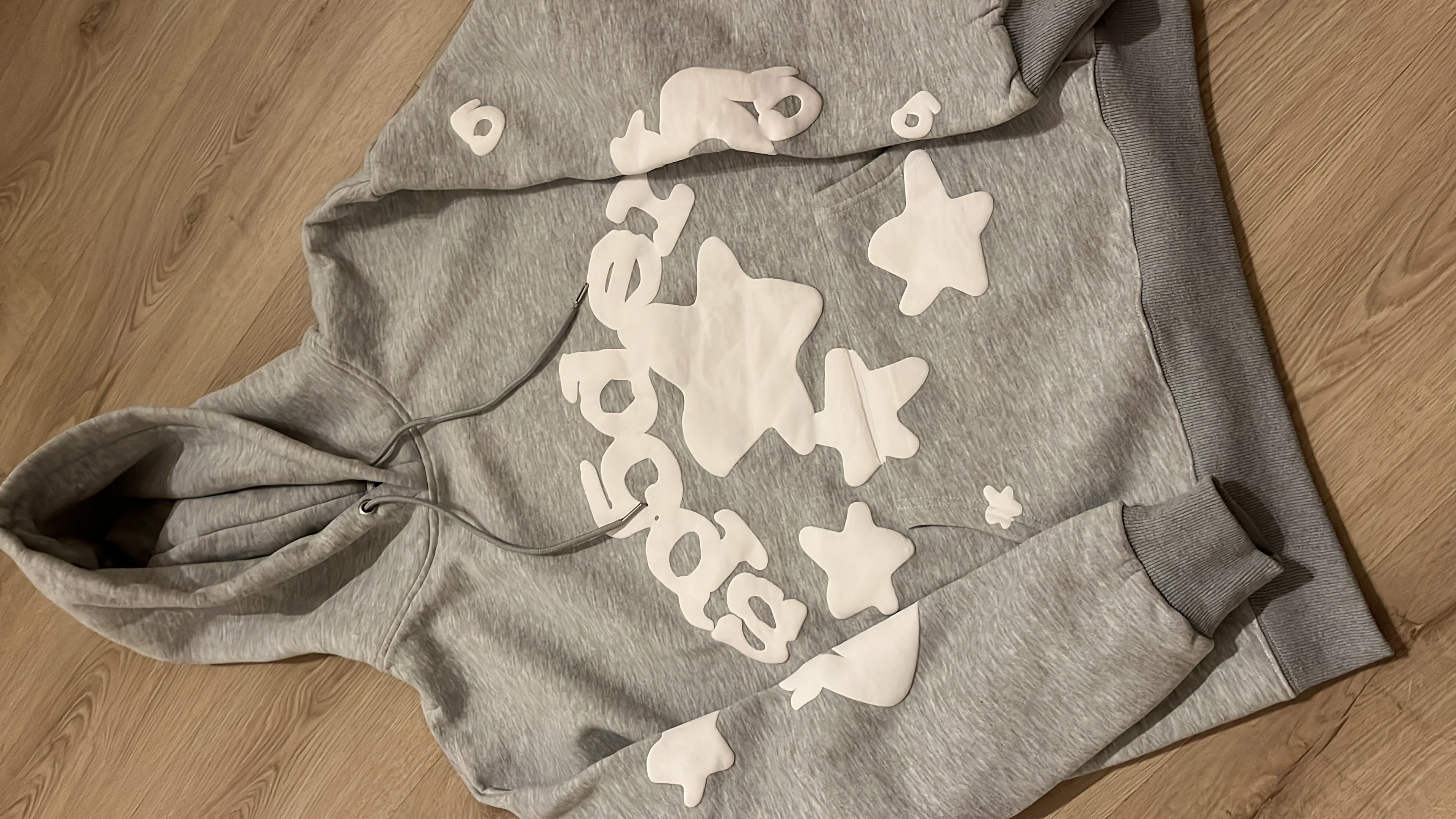 Sp5der Beluga Hoodie Heather Grey review 0