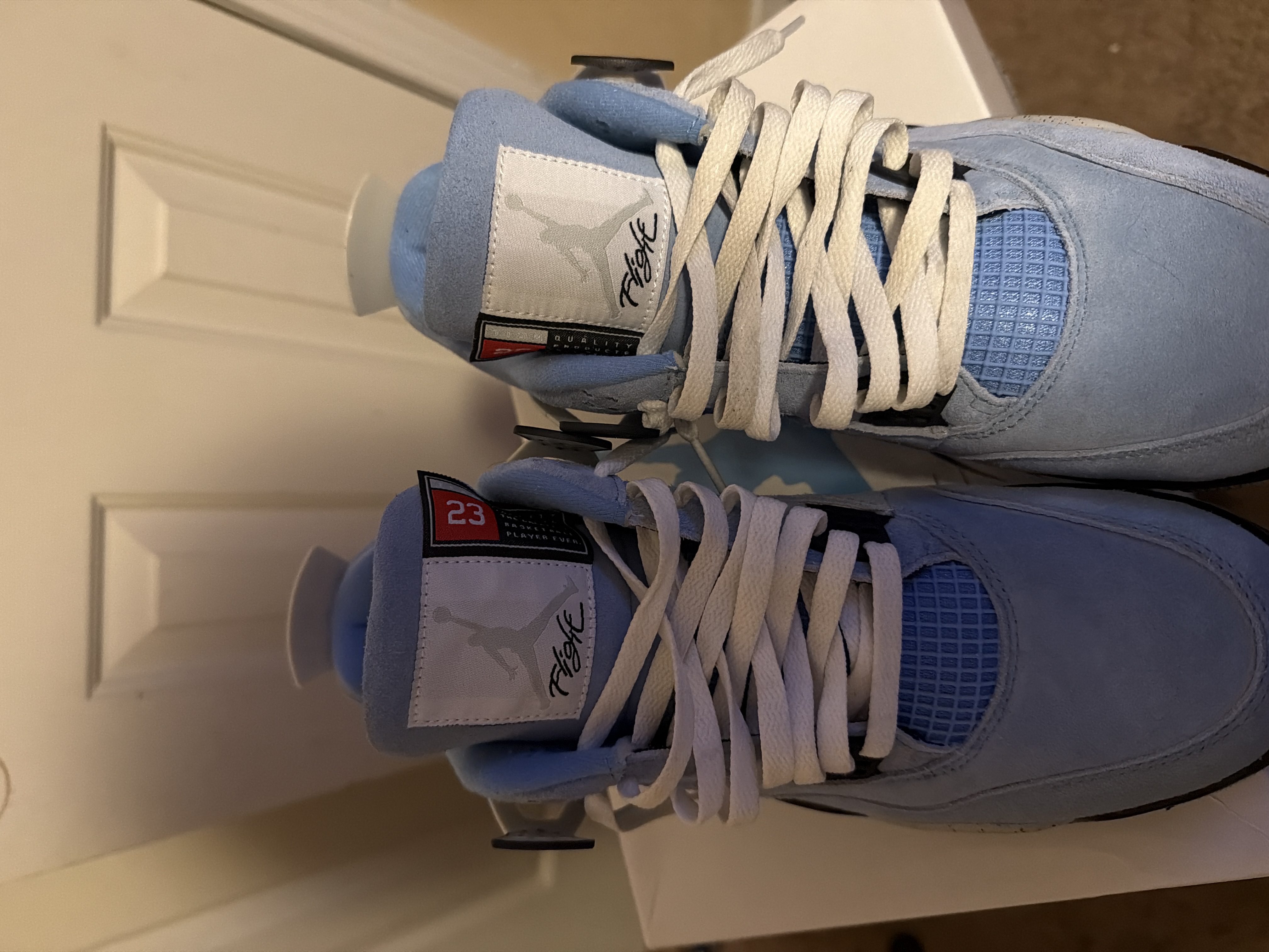 Air Jordan 4 Retro University Blue Reps Sneakers CT8527-400 review Sean