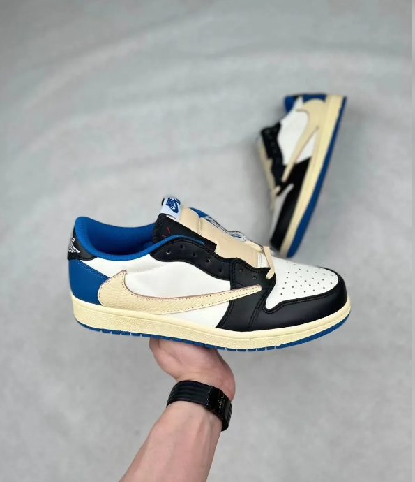 Jordan 1 Travis Scott Fragment Low Reps Sneaker DM7866-140 review alijee sargent