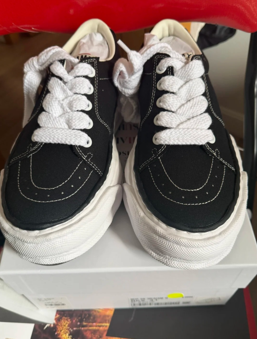 Rsnow Maison Mihara Yasuhiro Peterson OG Sole Canvas Low Black NO.722 A01FW702 review josh carey
