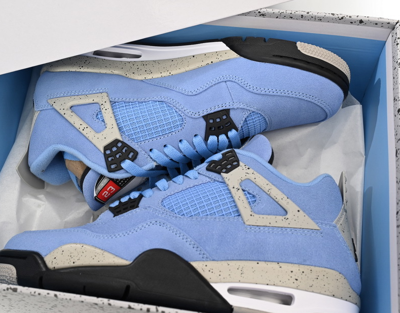 Air Jordan 4 Retro University Blue Reps Sneakers CT8527-400 review Adrianna Adams