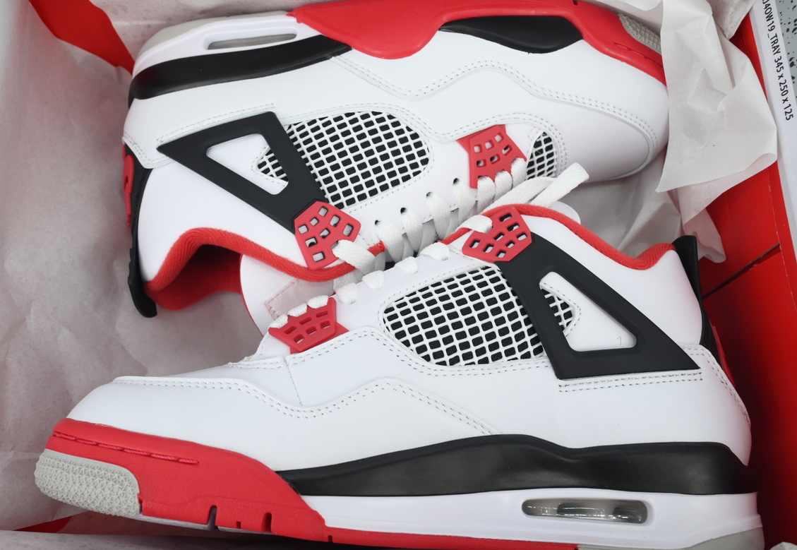 Nike Air Jordan 4 Retro Fire Red Reps Sneakers 2020 DC7770-160 review Edwardo Lizardo
