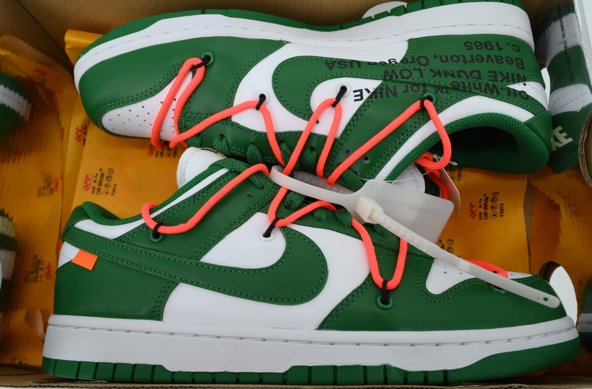 Nike Dunk Low OFF WHITE Pine Green Reps Sneaker  CT0856-100 review Gabe Lozada