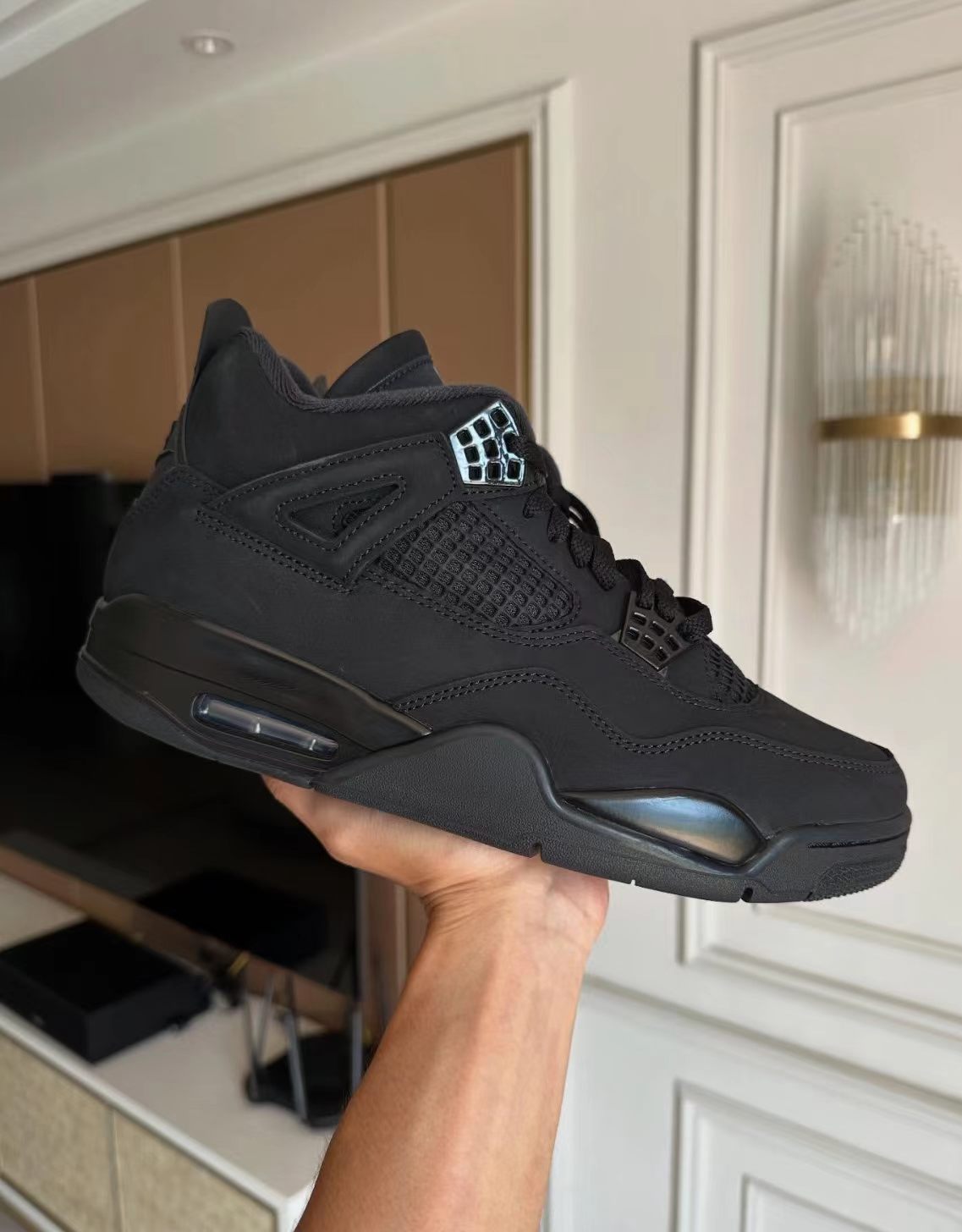 Jordan 4 Black Cat 2020 Reps Sneaker CU1110-010 review Monte Green