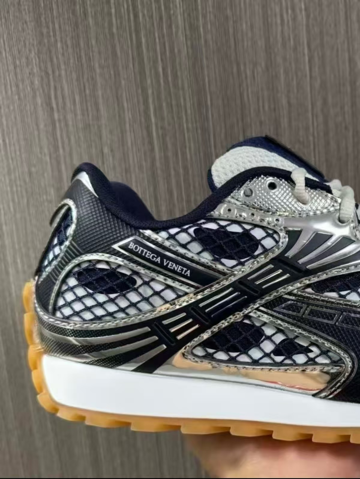 Bottega Veneta Orbit Sneaker Deep Blue Silver review wisdom kaly
