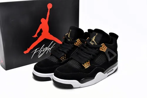 Jordan 4 Black and Gold