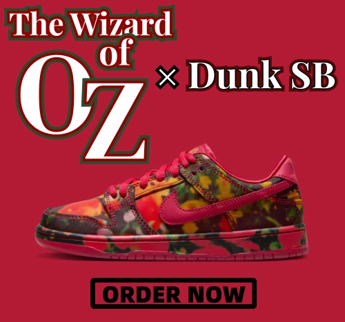The Wizard of Oz x Dunk Low SB Poppy Field 