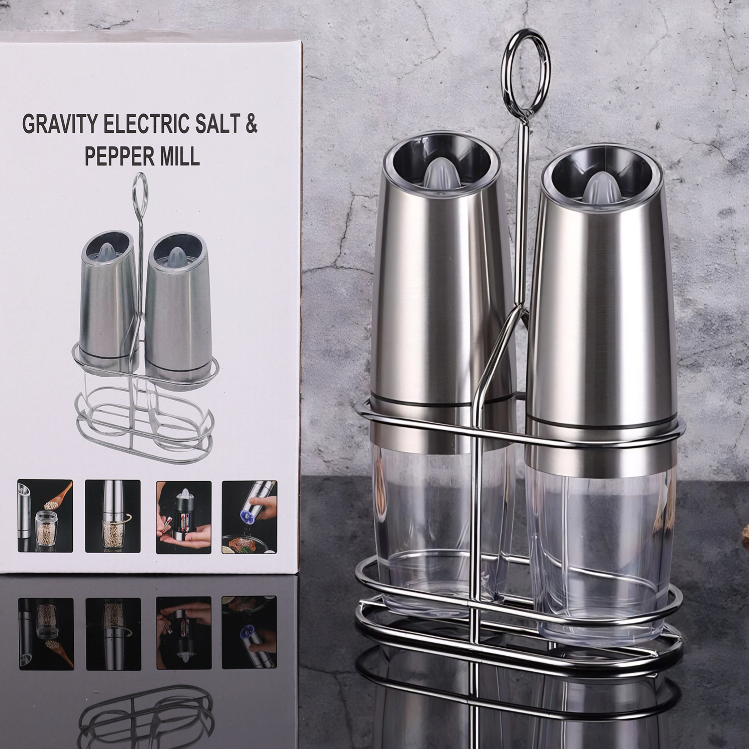 Electric Pepper Grinder Home kitchen Grinder Grinding Spices Electric Automatic Grinders