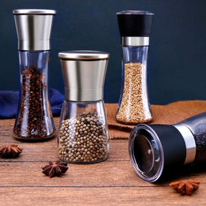 Household Manual Condiment Stainless Steel Manual Kitchen Pepper Grinder