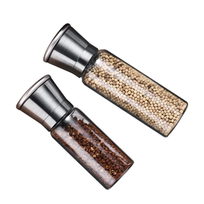 Manual pepper grinder Black peppercorns cumin sea salt grinding bottle Home ground pepper seasoning bottle 01