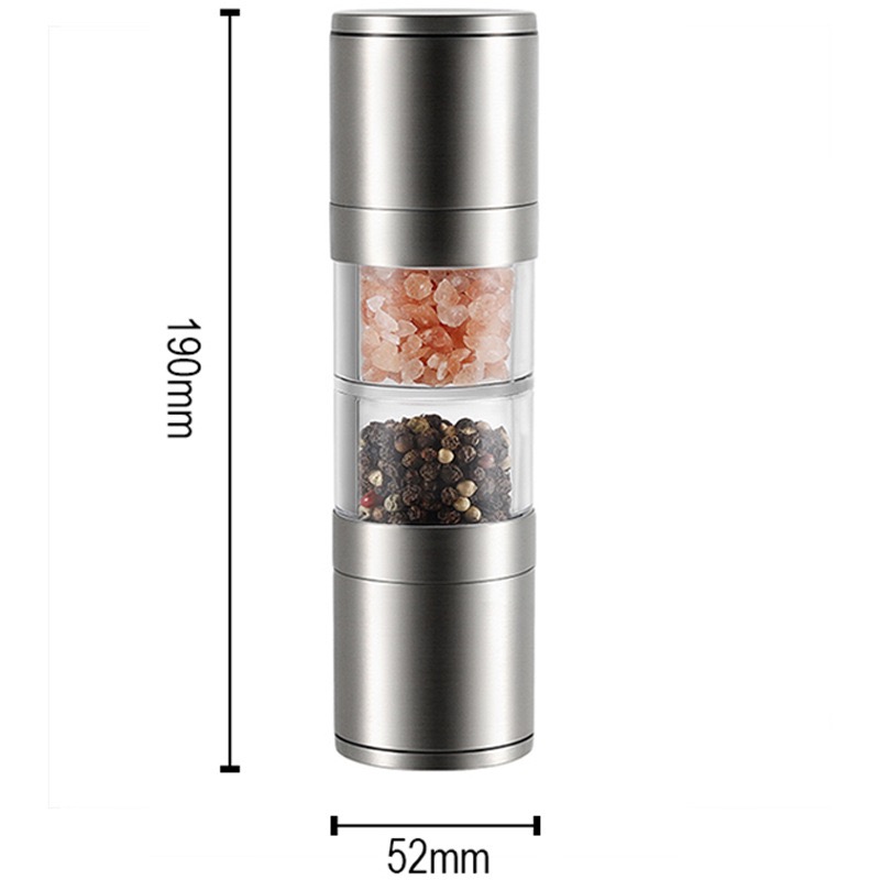 Pepper grinder Stainless steel  pepper mill set grinder
