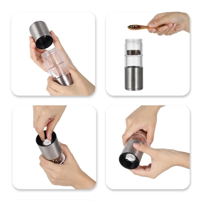 Pepper grinder Stainless steel  pepper mill set grinder different style 02