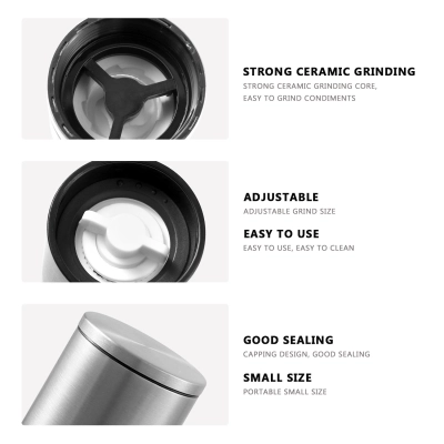 Stainless Pepper grinder steel  pepper mill set grinder 02