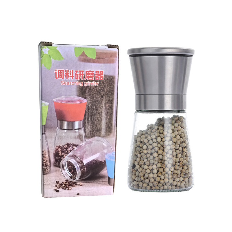 Stainless Pepper grinder steel  pepper mill set grinder  rock salt grinder set