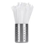 Disposable Straw Independent Packaging Milk Tea PP Clear Straight Tube Thick Straw