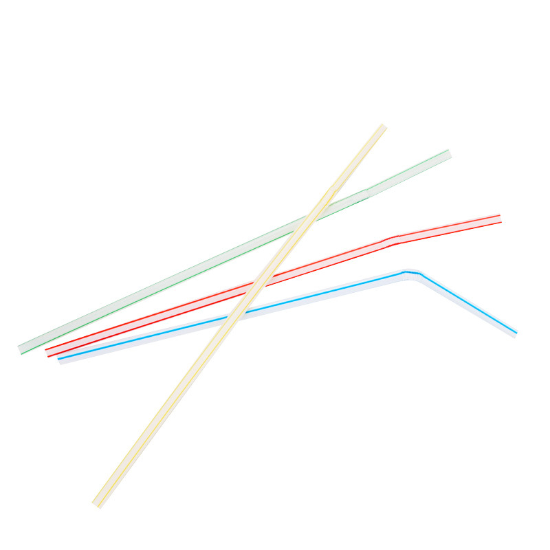 Disposable Colorful Bendable Straws for Soy Milk Beverages Plastic Straws Food Grade PP Straws