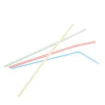 Disposable Colorful Bendable Straws for Soy Milk Beverages Plastic Straws Food Grade PP Straws