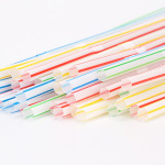 Disposable Colorful Bendable Straws for Soy Milk Beverages Plastic Straws Food Grade PP Straws