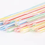 Disposable Colorful Bendable Straws for Soy Milk Beverages Plastic Straws Food Grade PP Straws