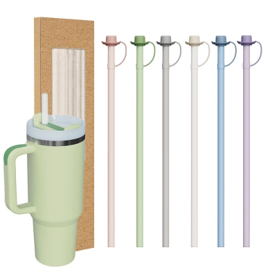 Colorful Silicone Straw Straw One-piece Straw Stanley Ice Cup Only  02