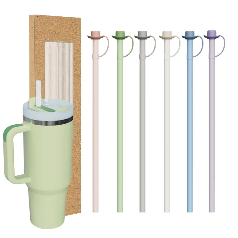 Colorful Silicone Straw Straw One-piece Straw Stanley Ice Cup Only 