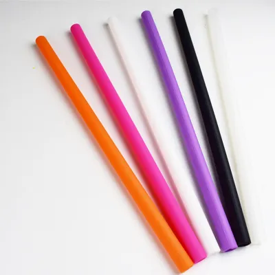 Customized Food Grade Silicone Straws With Easy To Clean Color Straws 01
