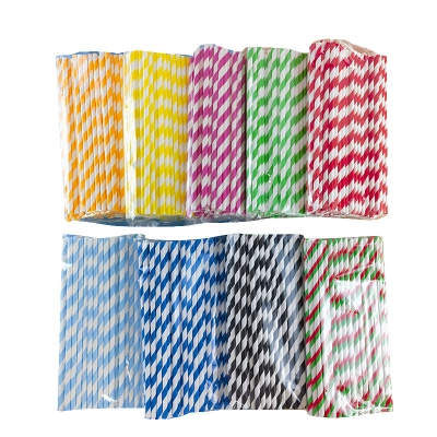 Disposable Art Biodegradable Straws - Eco-Friendly Party Decoration & Juice Bar Supplies | Factory Direct 01