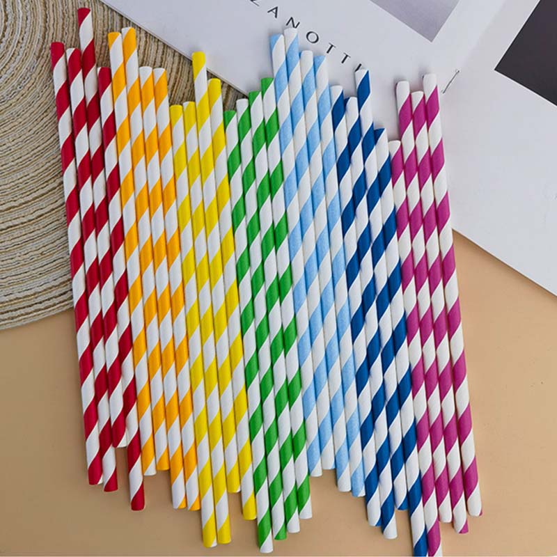 Disposable Art Biodegradable Straws - Eco-Friendly Party Decoration & Juice Bar Supplies | Factory Direct
